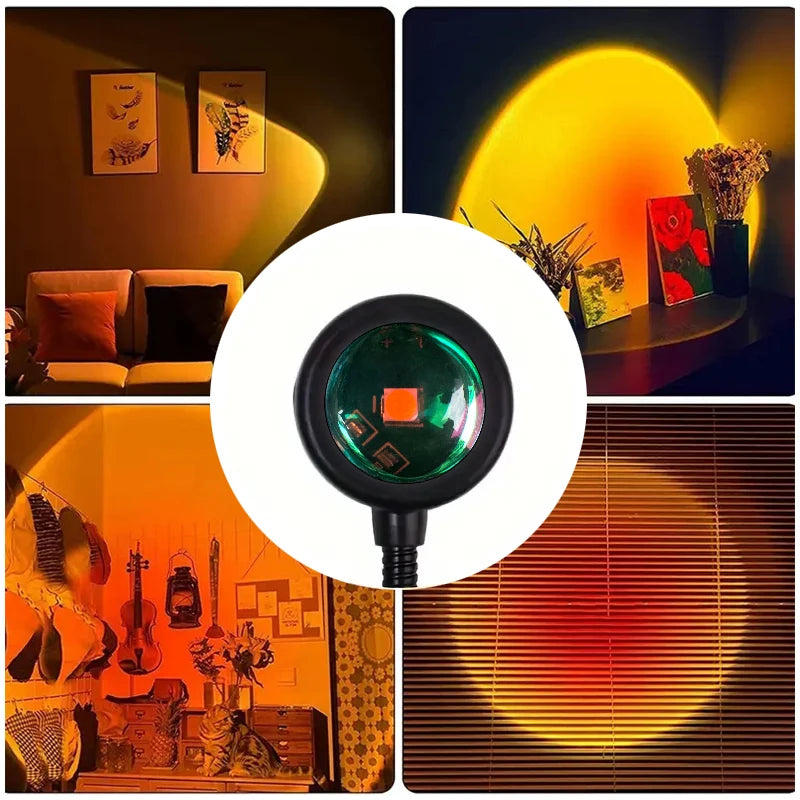 Sunset Lamp - 180 Degree Romantic Sun Projection Night Light
